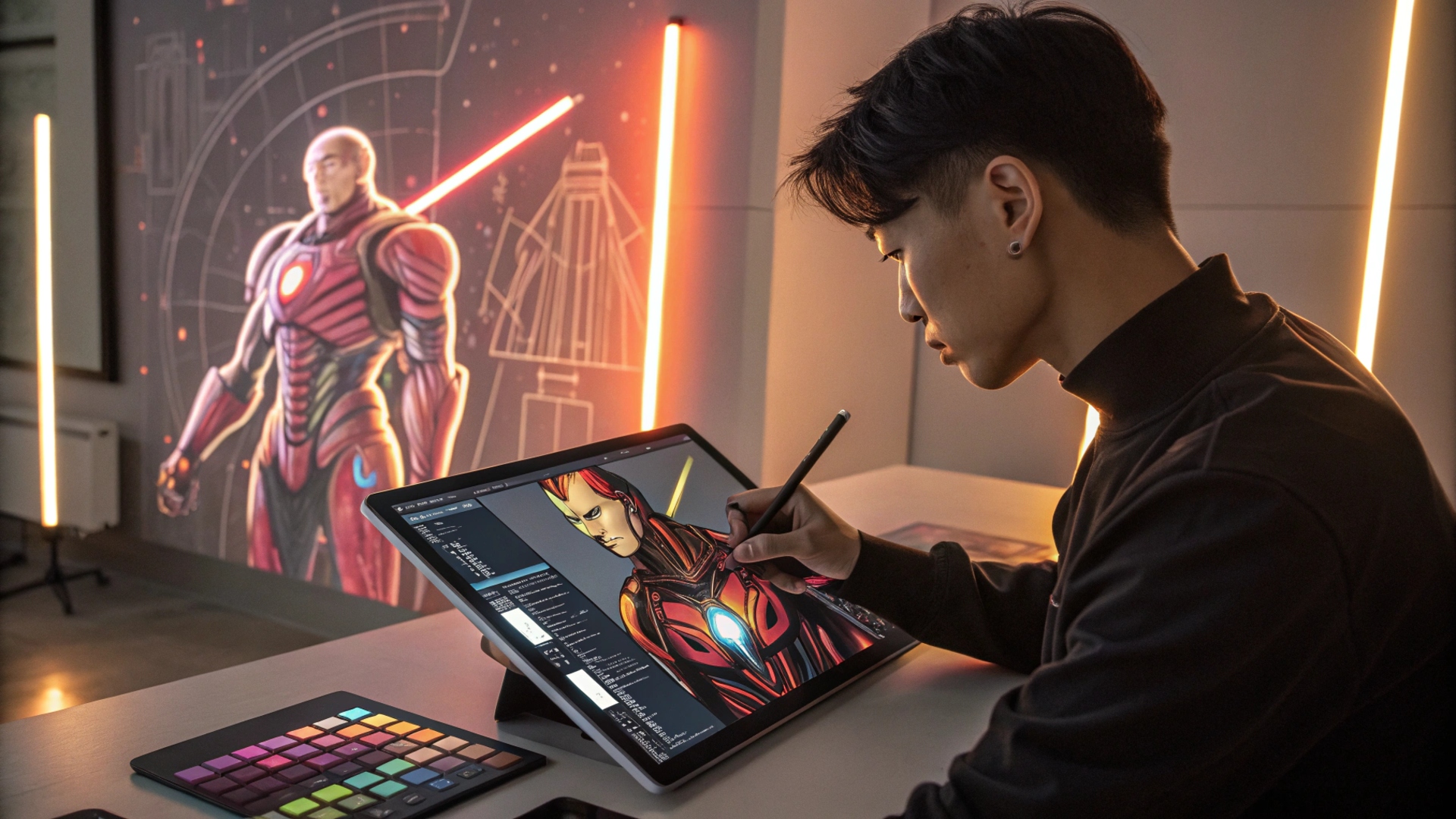 LineWorks – AI Characters for Visual Artists