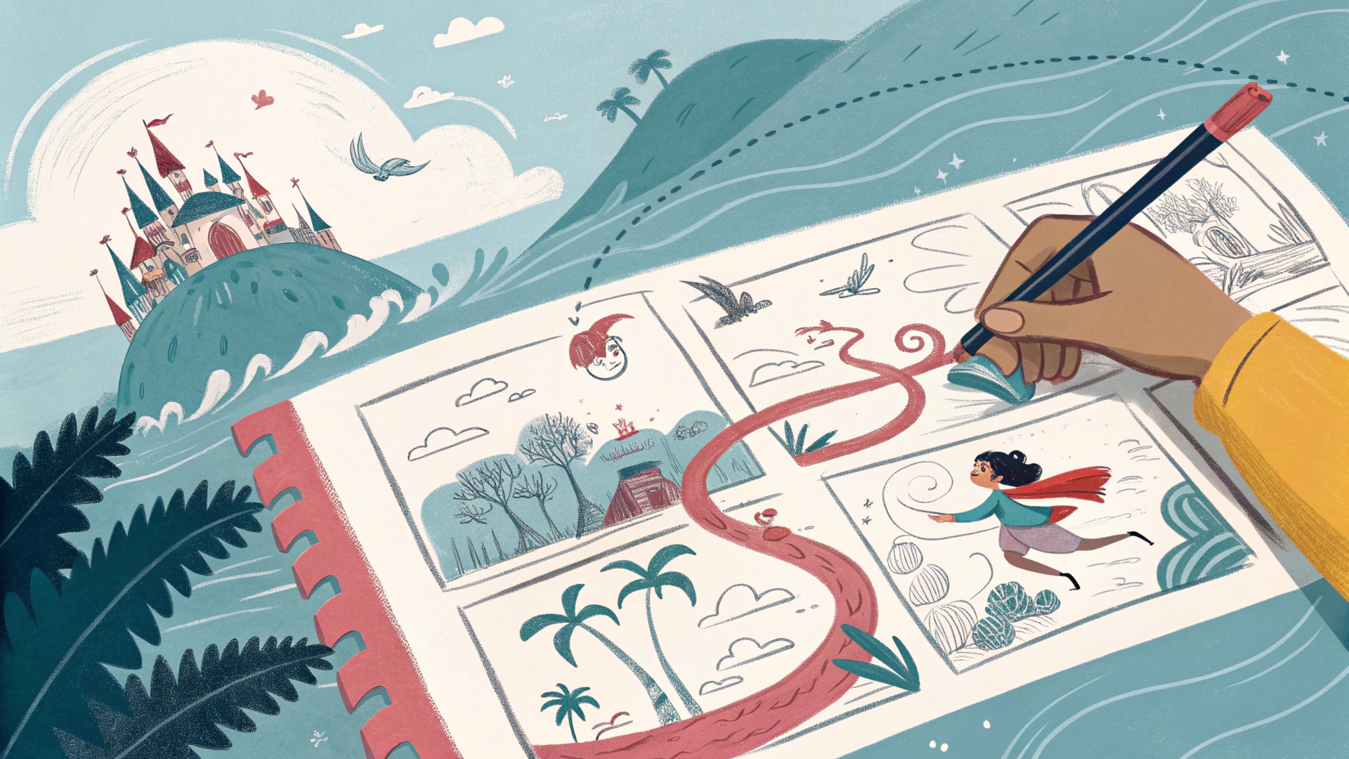 InkPitch – Visual Story Planning for Artists