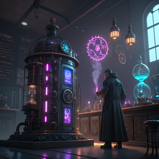 Clockwork Alchemist – AI for Steampunk Magic Fusion