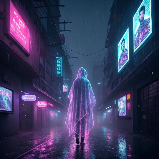 Neon Haunt – AI Ghost of Digital Nostalgia