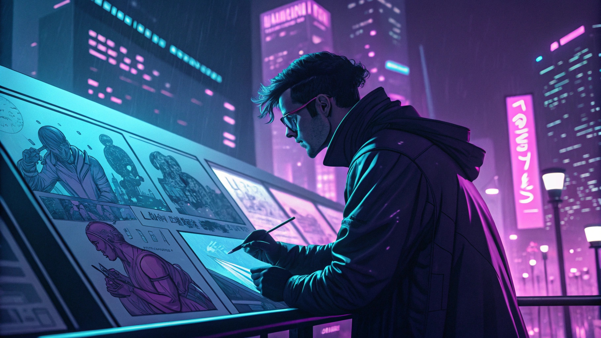 AI Techniques for Dynamic Comic Panels