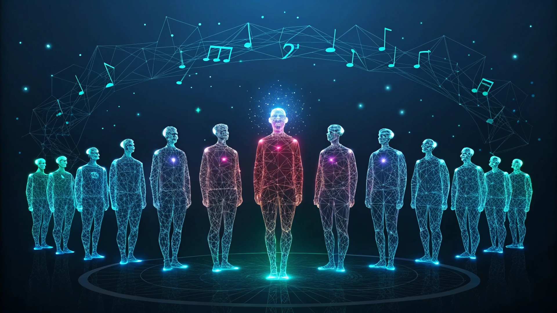 The Hollow Choir – AI Multivoice Writing Generator