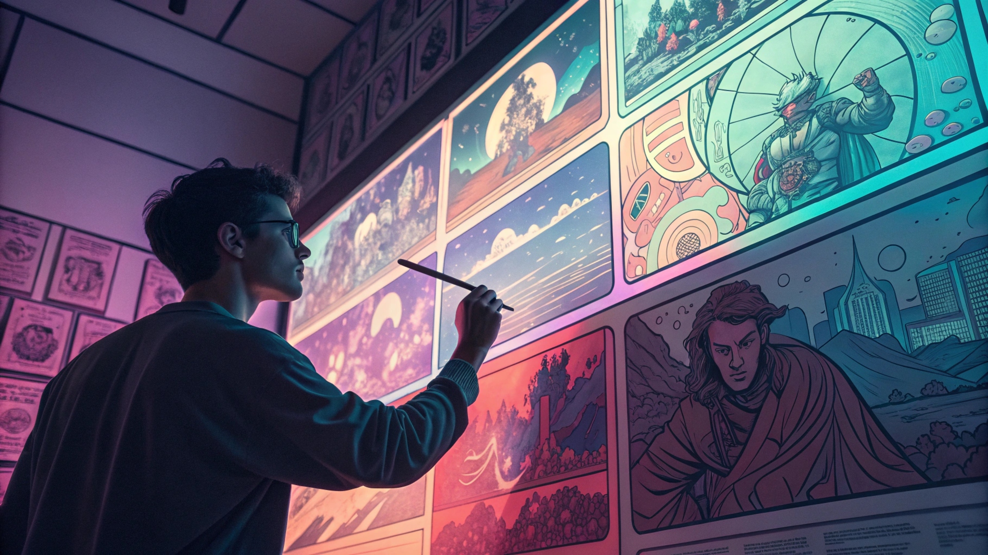 FrameLoom – Mini-Course on Comic Scene Transitions with AI