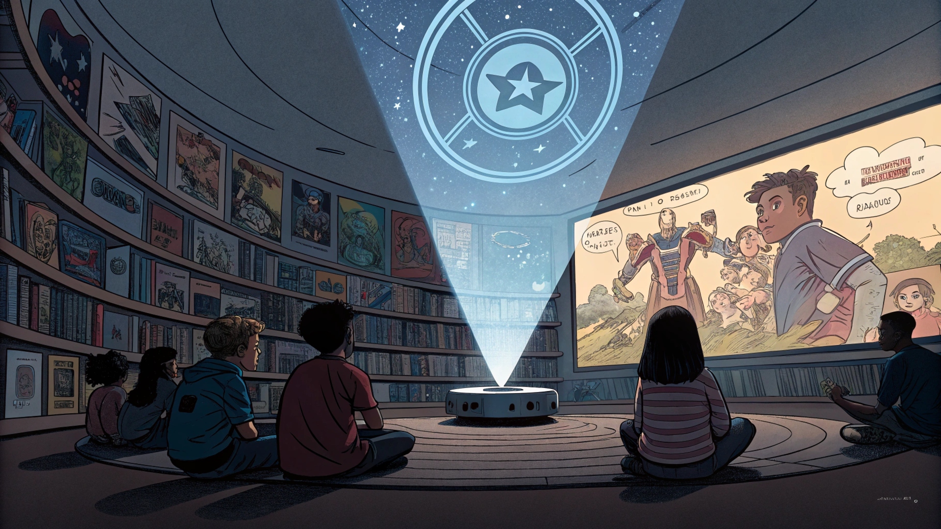 ThemeScene – Mini-Course on Comic Story Themes with AI
