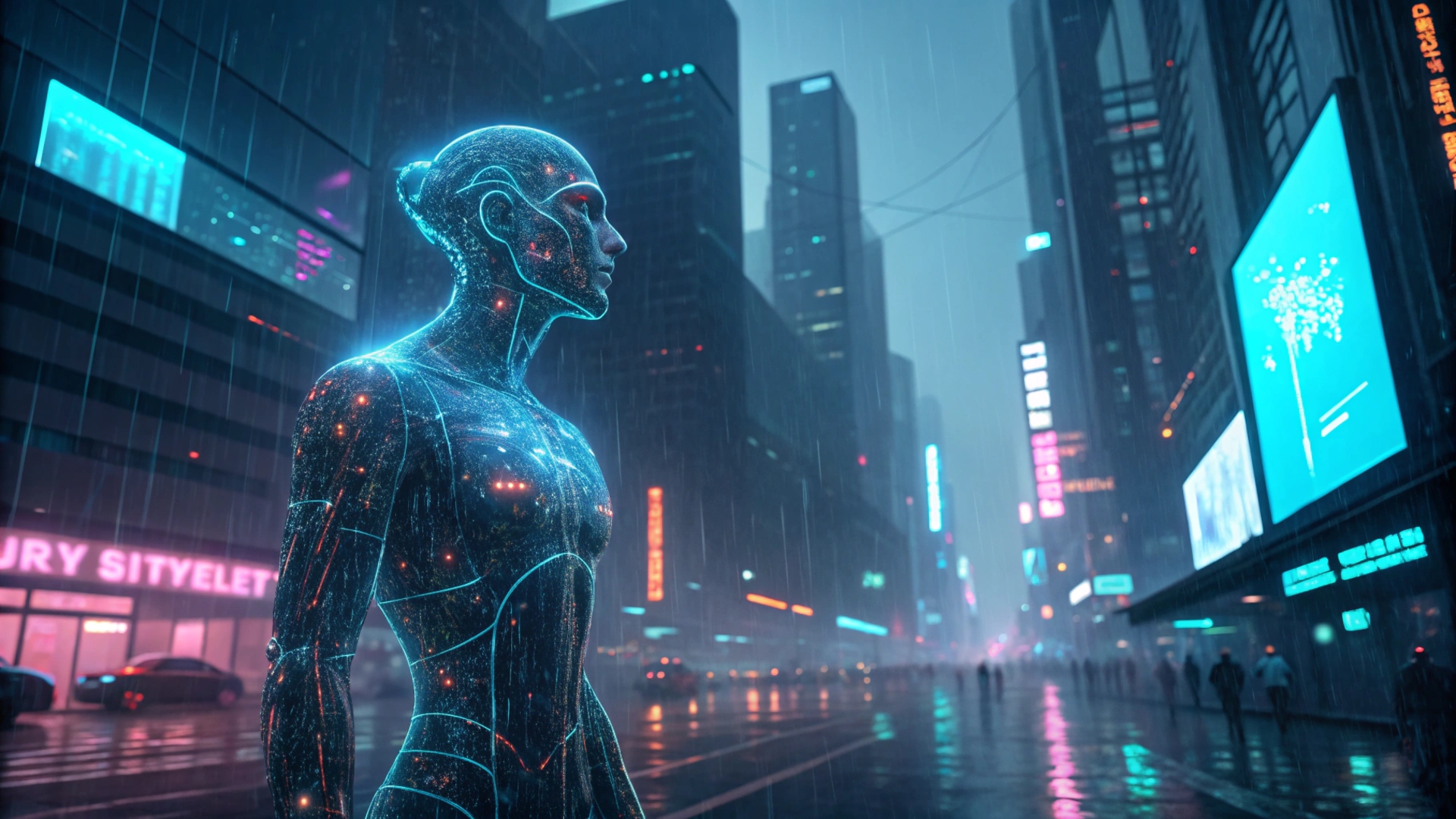 Glitch Oracle – AI for Cyberpunk Worldbuilding