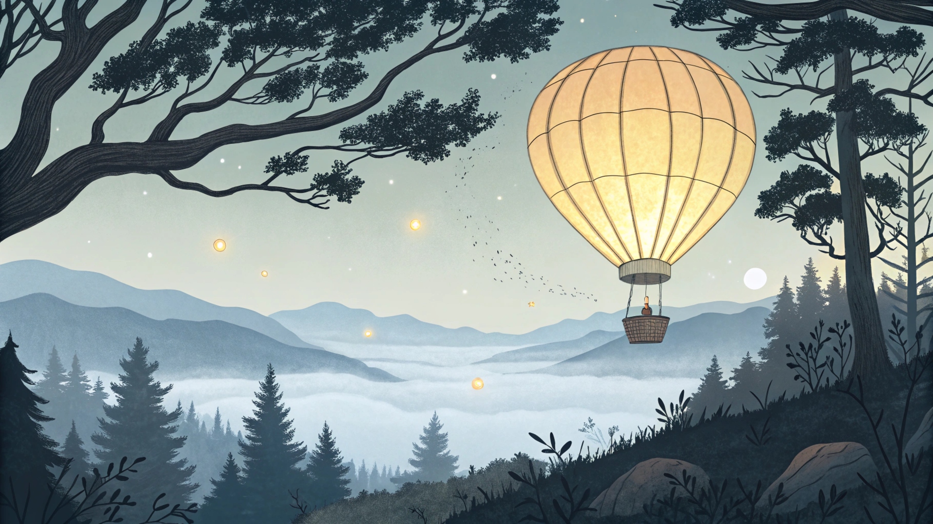 Illustrated Story Scenes – AI Visual Prompts for Storytelling