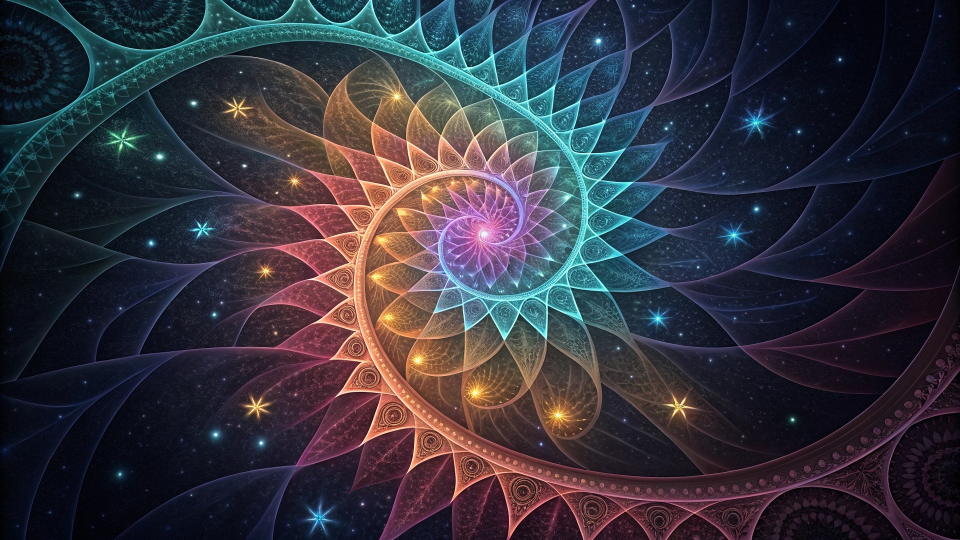 Kaleidoscopic Patterns – AI Visual Prompts for Symmetry Art