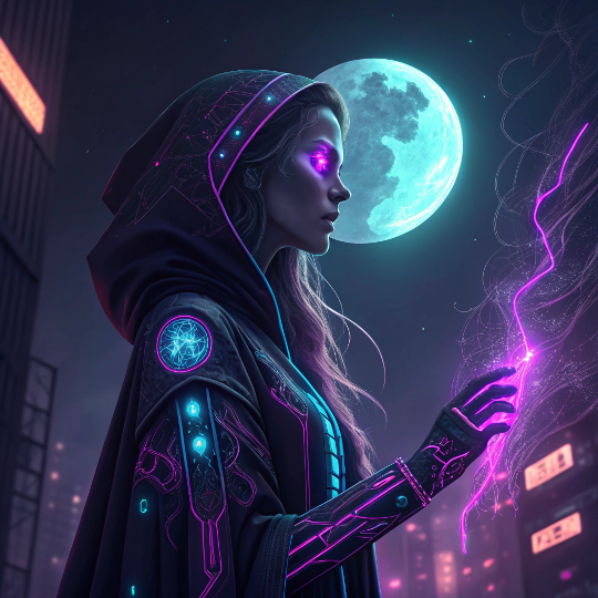 AI Witch of the Woven Moon